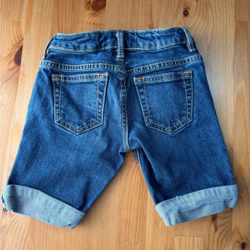 Gap Kids Unisex Bermuda Denim Shorts‎ Size 6